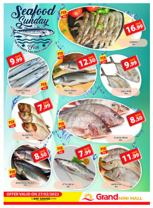 Seafood Sunday - Grand Mini Mall