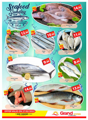 Seafood Sunday - Grand Hyper Al Khail Mall