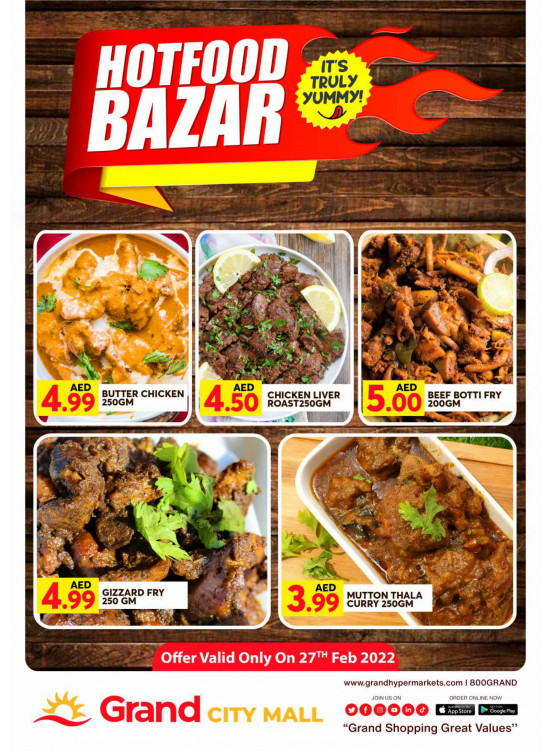 Hot Food Bazar - Grand City Mall