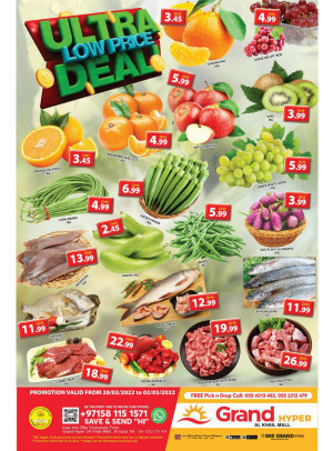 Ultra Low Price Deal - Grand Hyper Al Khail Mall