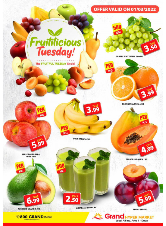 Fruitilicious Tuesday - Grand Hypermarket Jebel Ali