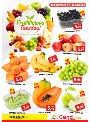 Fruitilicious Tuesday - Grand Hyper Al Khail Mall
