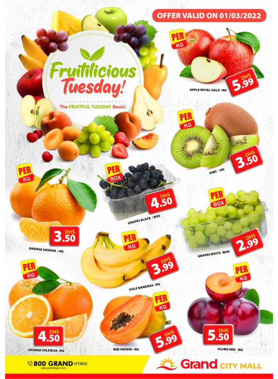 Fruitilicious Tuesday - Grand City Mall