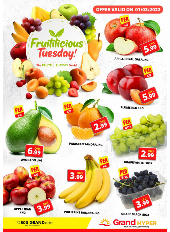 Fruitilicious Tuesday - Grand Hyper Muhaisnah