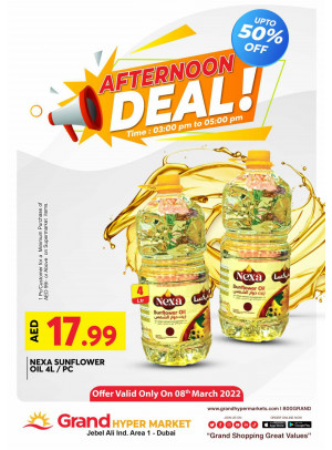 Afternoon Deals - Grand Hypermarket Jebel Ali