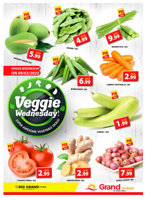 Veggie Wednesday - Grand Hyper Al khail Mall