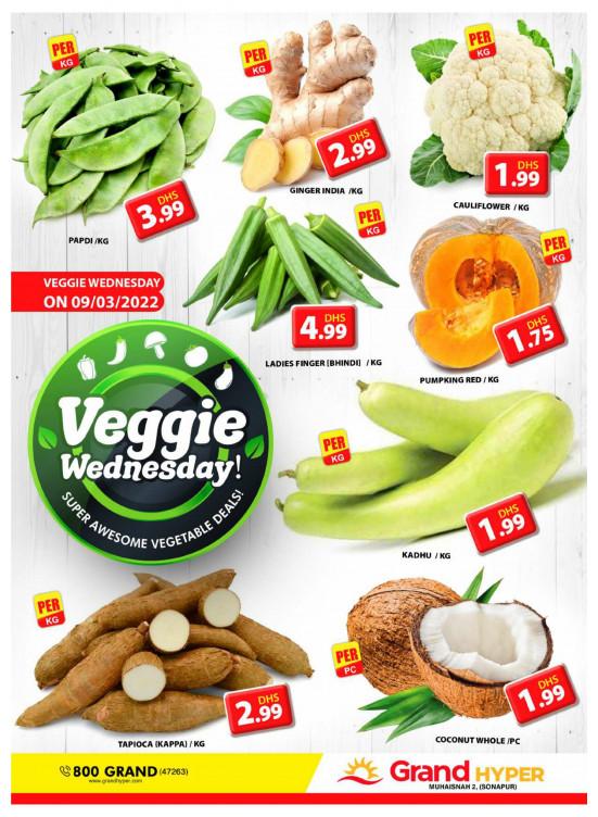 Veggie Wednesday - Grand Hyper Muhaisnah