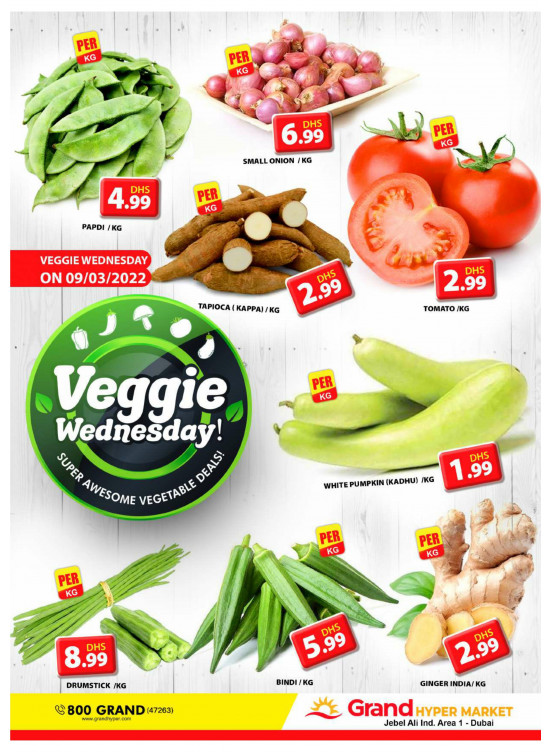 Veggie Wednesday - Grand Hypermarket Jebel Ali