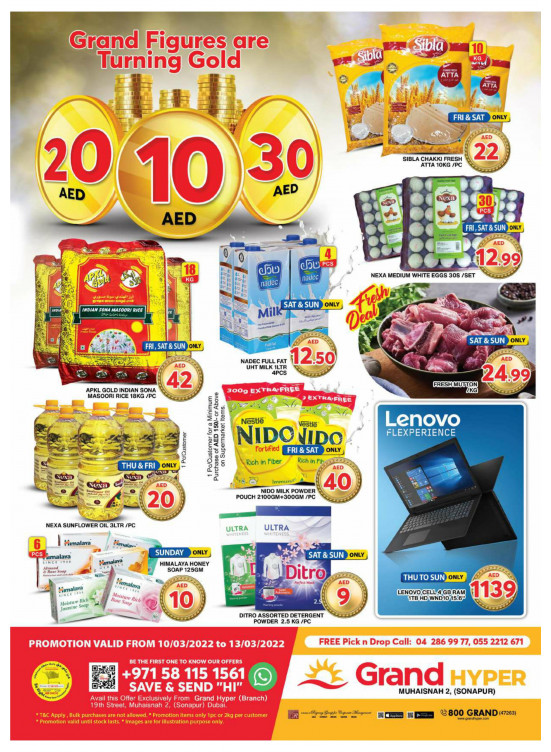 Below 30 AED Deals - Grand Hyper Muhaisnah