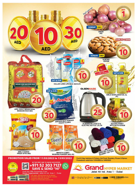 Below 30 AED Deals - Grand Hypermarket Jebel Ali