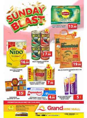 Sunday Blast - Grand Mini Mall