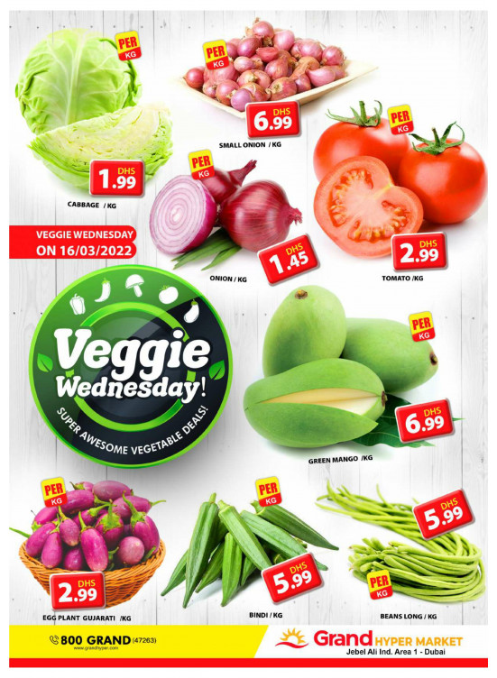 Veggie Wednesday - Grand Hypermarket Jebel Ali