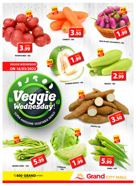 Veggie Wednesday - Grand City Mall