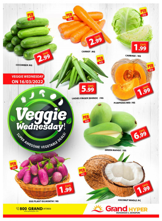 Veggie Wednesday - Grand Hyper Muhaisnah