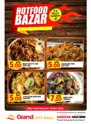 Hot Food Bazar - Grand City Mall