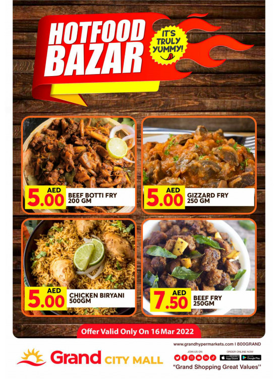 Hot Food Bazar - Grand City Mall