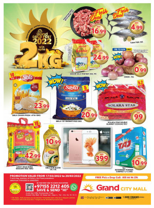 Weekend Deals - Grand City Mall
