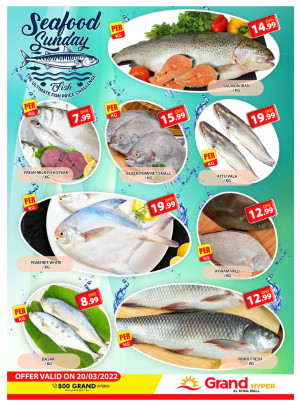 Seafood Sunday - Grand Hyper Al Khail Mall