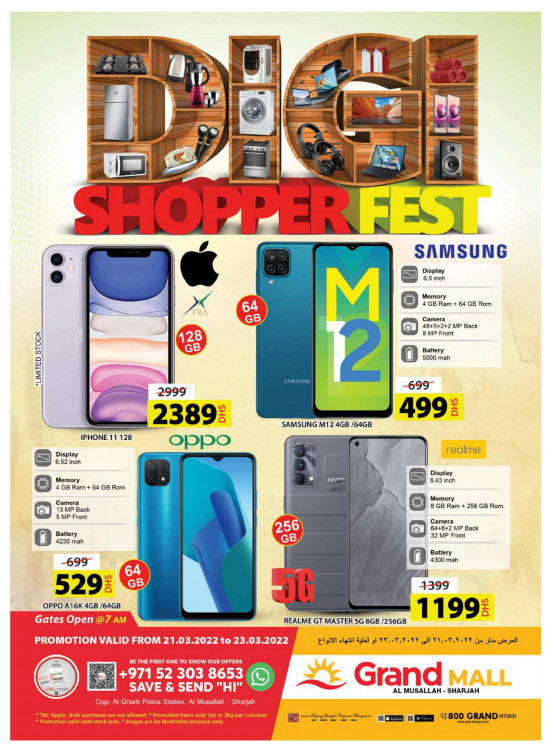 Shopping Deals - Grand Mall Sharjah