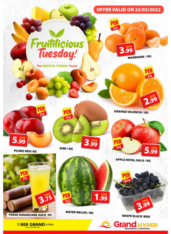 Fruitilicious Tuesday - Grand Hyper Muhaisnah