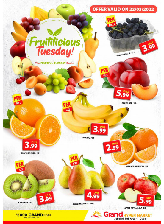 Fruitilicious Tuesday - Grand Hypermarket Jebel Ali