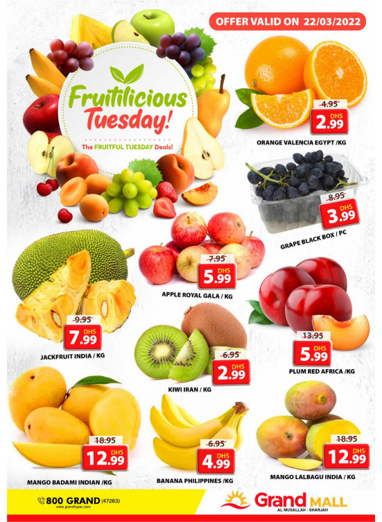 Fruitilicious Tuesday - Grand Mall Sharjah