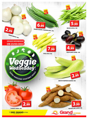 Veggie Wednesday - Grand Hyper Al khail Mall