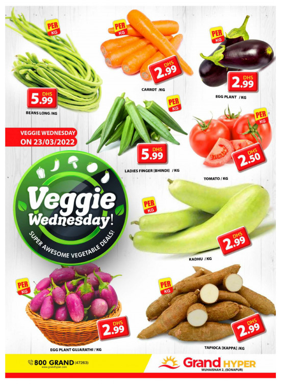 Veggie Wednesday - Grand Hyper Muhaisnah