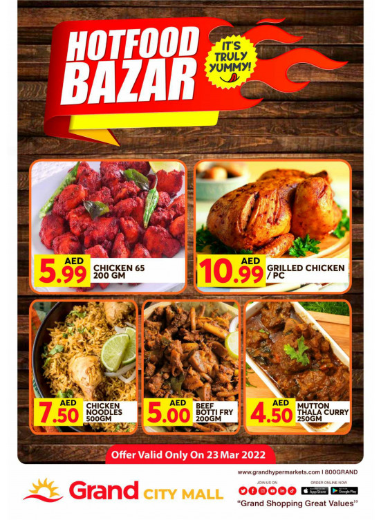 Hot Food Bazar - Grand City Mall