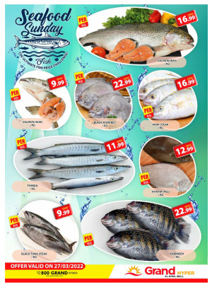 Seafood Sunday - Grand Hyper Al Khail Mall