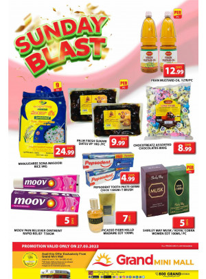 Sunday Blast - Grand Mini Mall