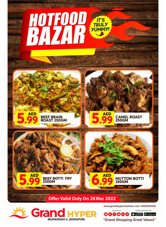 Hot Food Bazar - Grand Hyper Muhaisnah