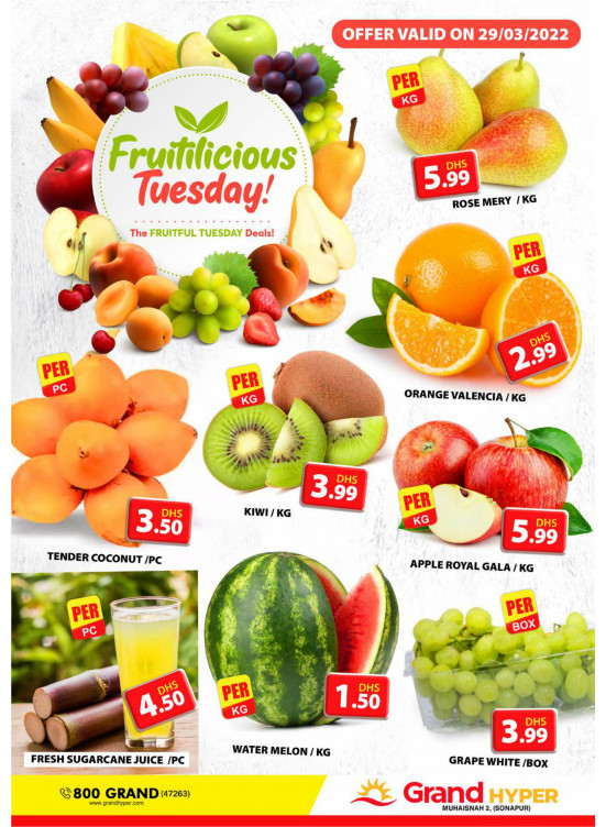 Fruitilicious Tuesday - Grand Hyper Muhaisnah