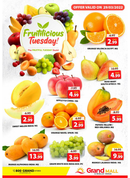 Fruitilicious Tuesday - Grand Mall Sharjah