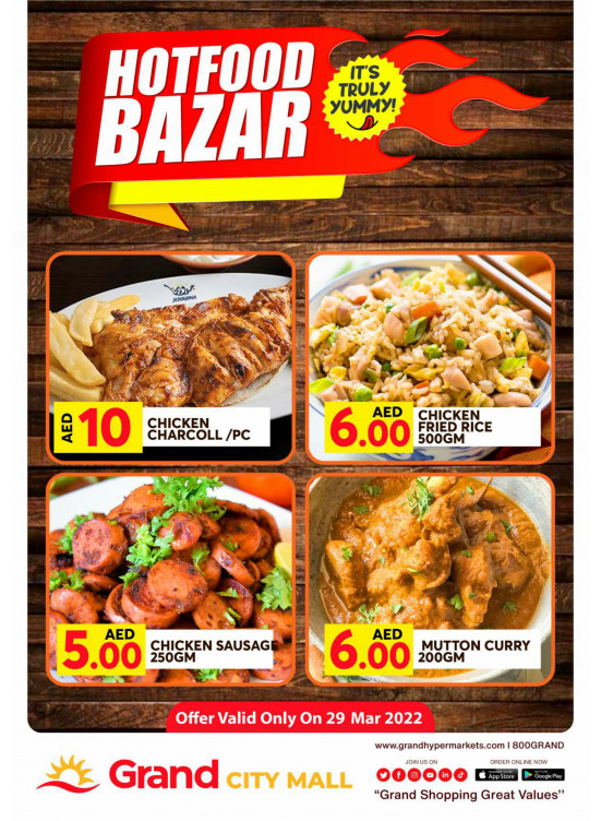 Hot Food Bazar - Grand City Mall