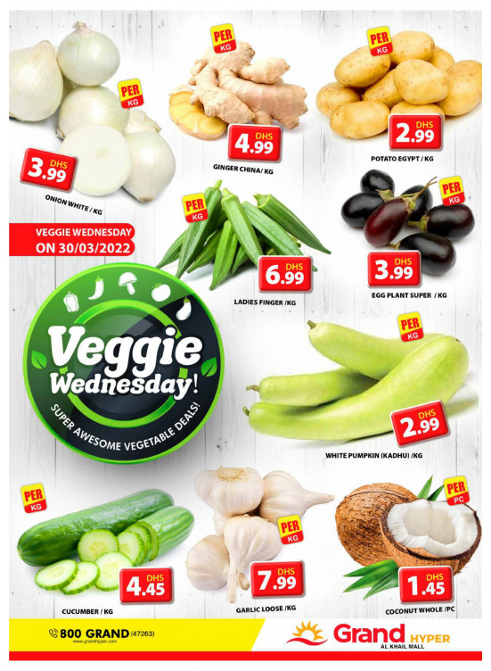 Veggie Wednesday - Grand Hyper Al khail Mall