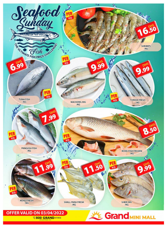 Seafood Sunday - Grand Mini Mall