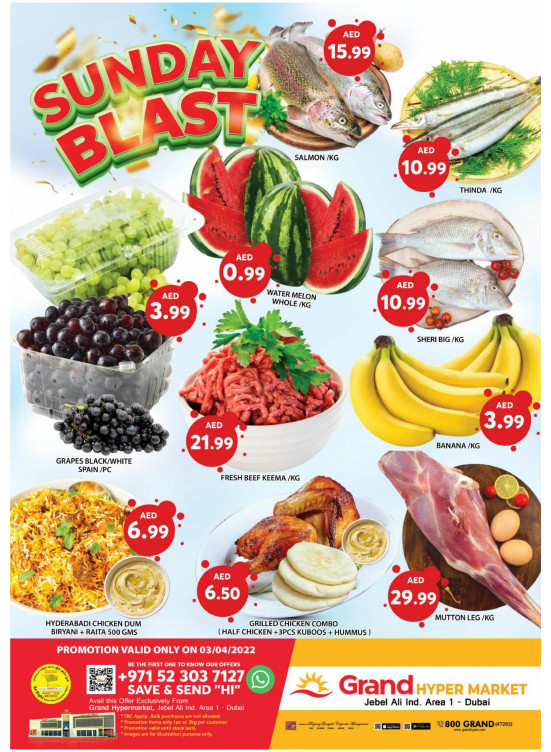 Sunday Blast - Grand Hypermarket Jebel Ali