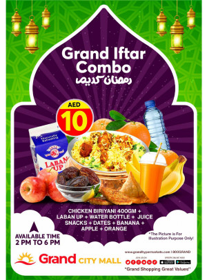 Grand Iftar Combo - Grand City Mall