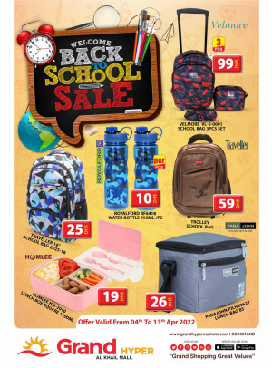 Back to School Sale - Grand Hyper Al Khail Mall