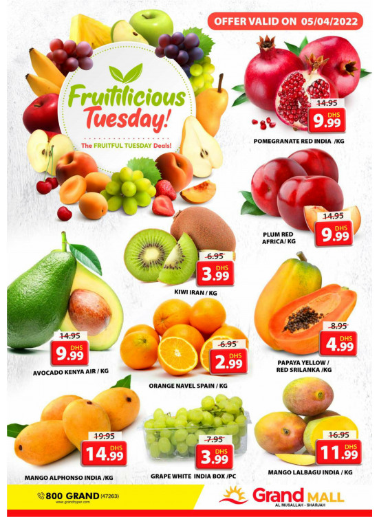 Fruitilicious Tuesday - Grand Mall Sharjah