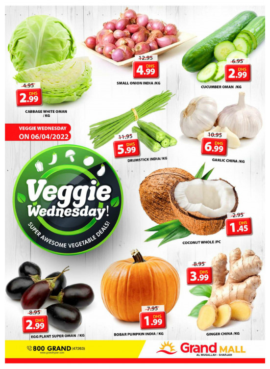 Veggie Wednesday - Grand Mall Sharjah