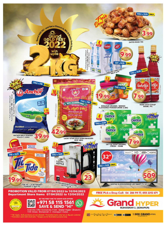 Weekend Deals - Grand Hyper Muhaisnah
