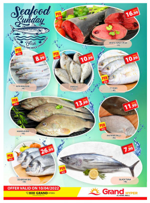 Seafood Sunday - Grand Hyper Al Khail Mall
