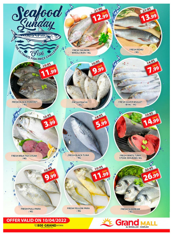 Seafood Sunday - Grand Mall Sharjah