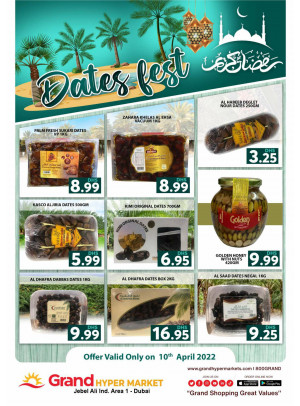 Dates Fest - Grand Hypermarket Jebel Ali