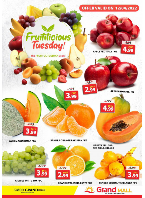 Fruitilicious Tuesday - Grand Mall Sharjah