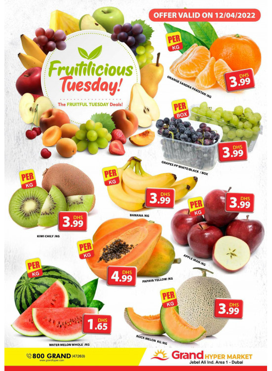 Fruitilicious Tuesday - Grand Hypermarket Jebel Ali