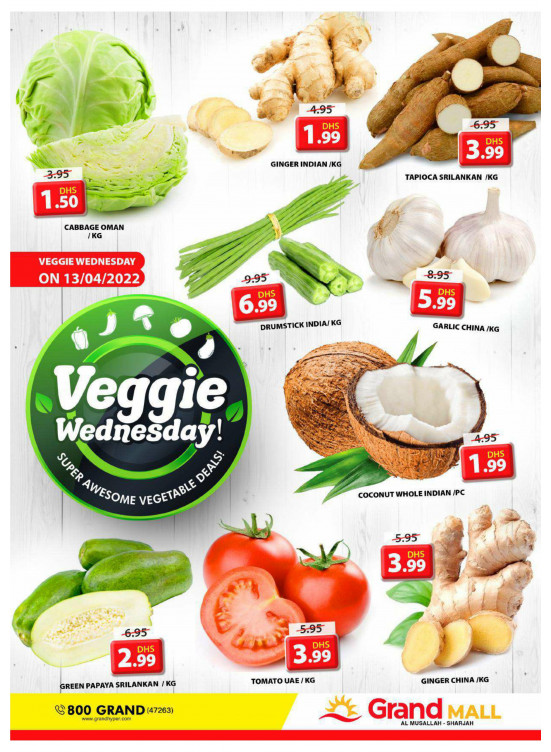 Veggie Wednesday - Grand Mall Sharjah