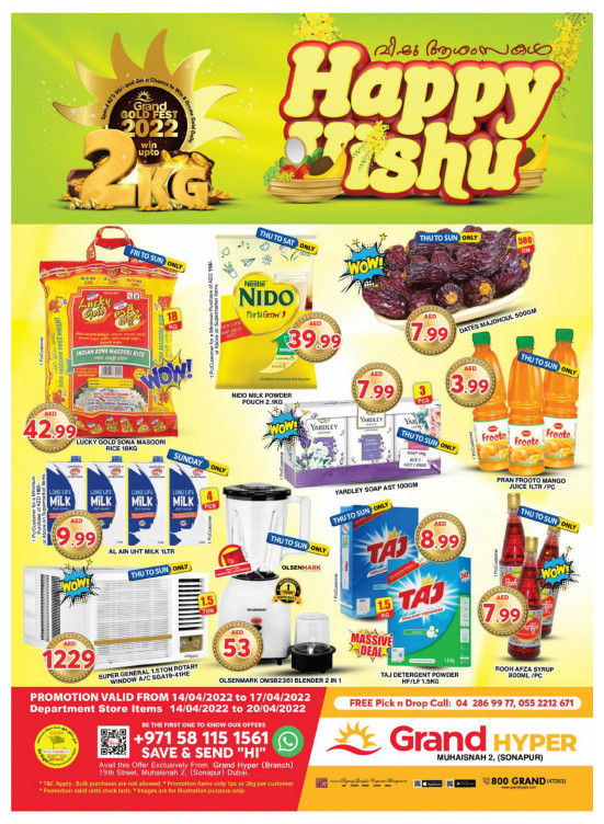 Weekend Deals - Grand Hyper Muhaisnah